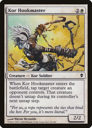 Kor Hookmaster [Zendikar] | The Clever Kobold