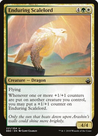 Enduring Scalelord [Battlebond] | The Clever Kobold