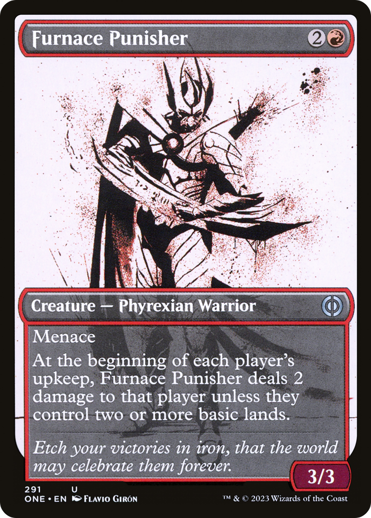 Furnace Punisher (Showcase Ichor) [Phyrexia: All Will Be One] | The Clever Kobold