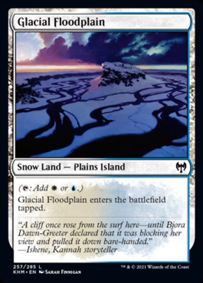 Glacial Floodplain [Kaldheim] | The Clever Kobold