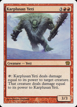 Karplusan Yeti [Ninth Edition] | The Clever Kobold