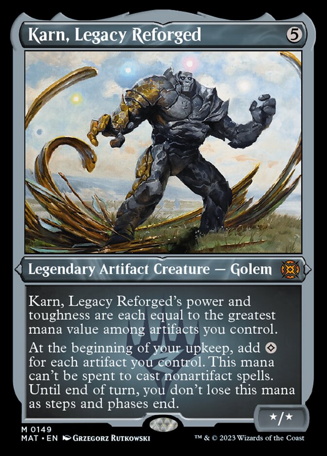 Karn, Legacy Reforged (Foil Etched) [March of the Machine: The Aftermath] | The Clever Kobold