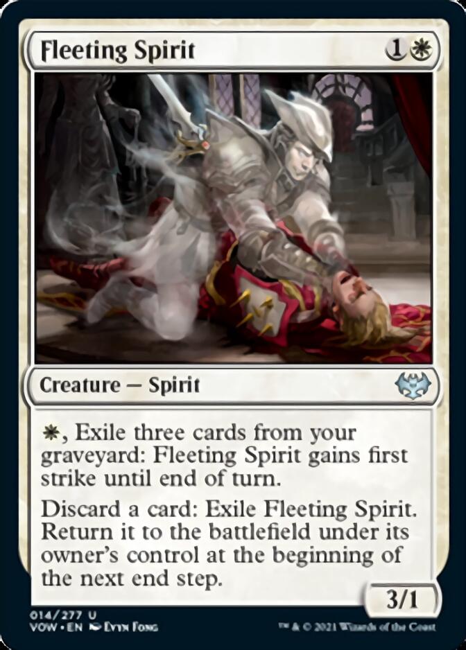 Fleeting Spirit [Innistrad: Crimson Vow] | The Clever Kobold