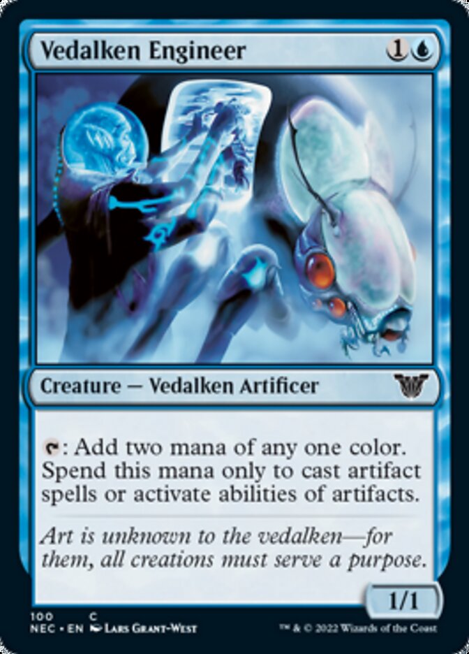 Vedalken Engineer [Kamigawa: Neon Dynasty Commander] | The Clever Kobold