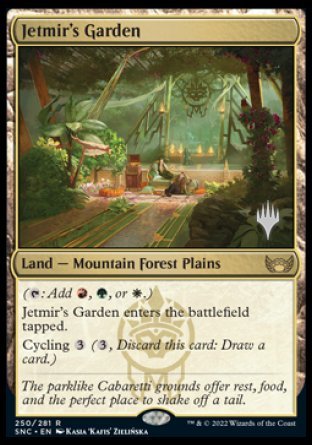 Jetmir's Garden (Promo Pack) [Streets of New Capenna Promos] | The Clever Kobold