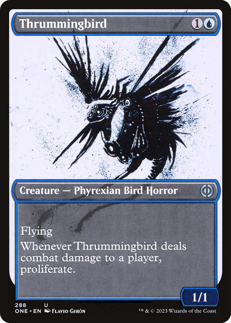 Thrummingbird (Showcase Ichor) [Phyrexia: All Will Be One] | The Clever Kobold