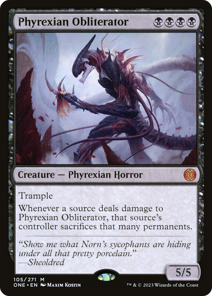 Phyrexian Obliterator [Phyrexia: All Will Be One] | The Clever Kobold