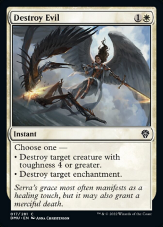 Destroy Evil [Dominaria United] | The Clever Kobold