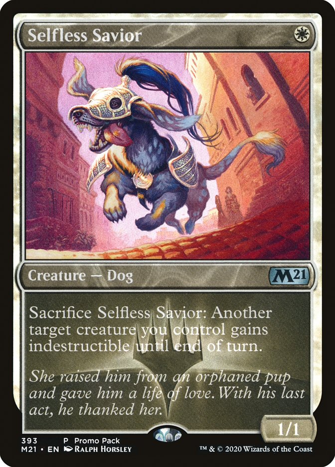 Selfless Savior (Promo Pack) [Core Set 2021 Promos] | The Clever Kobold