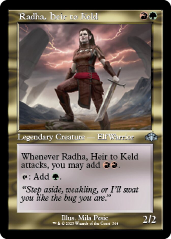 Radha, Heir to Keld (Retro) [Dominaria Remastered] | The Clever Kobold