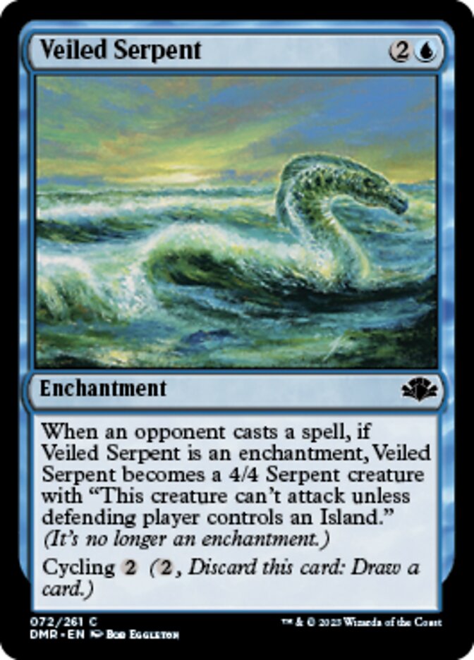 Veiled Serpent [Dominaria Remastered] | The Clever Kobold