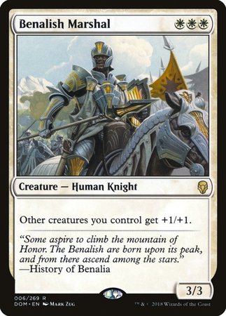 Benalish Marshal [Dominaria] | The Clever Kobold