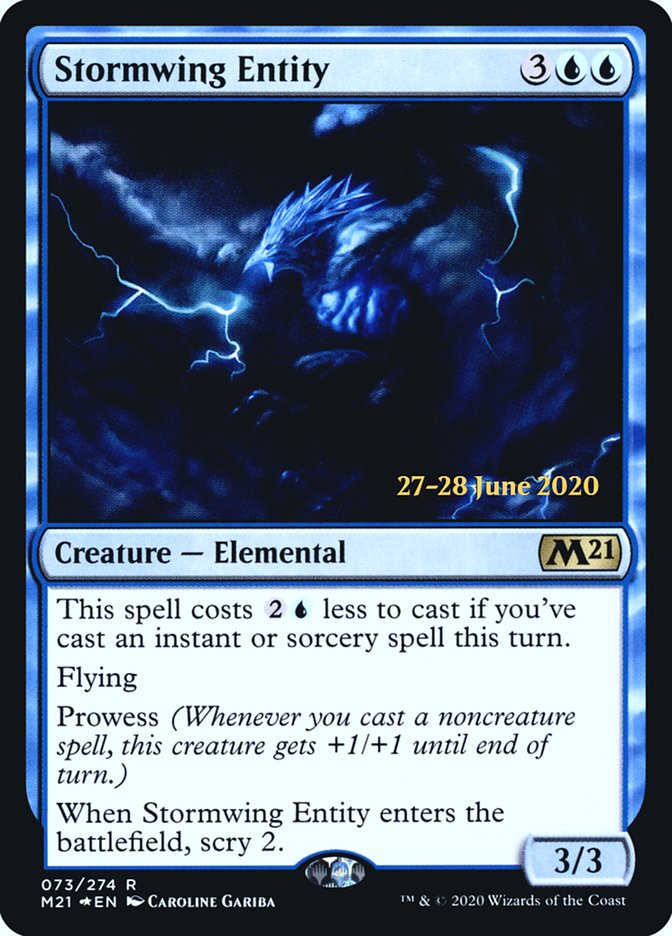 Stormwing Entity  [Core Set 2021 Prerelease Promos] | The Clever Kobold