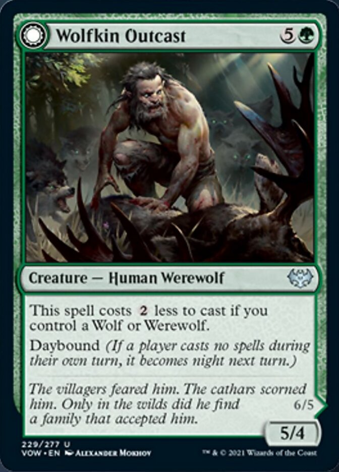 Wolfkin Outcast // Wedding Crasher [Innistrad: Crimson Vow] | The Clever Kobold