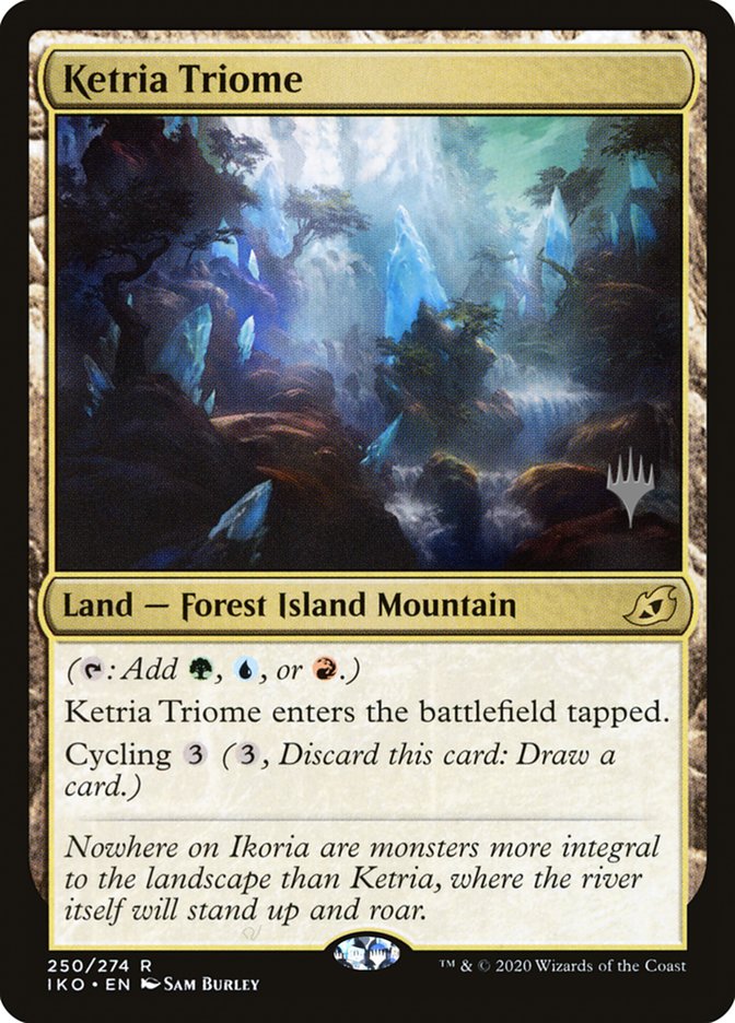 Ketria Triome (Promo Pack) [Ikoria: Lair of Behemoths Promos] | The Clever Kobold