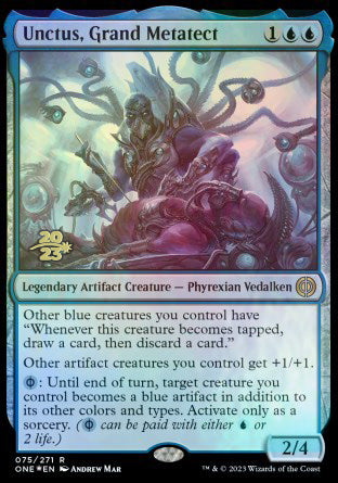 Unctus, Grand Metatect [Phyrexia: All Will Be One Prerelease Promos] | The Clever Kobold
