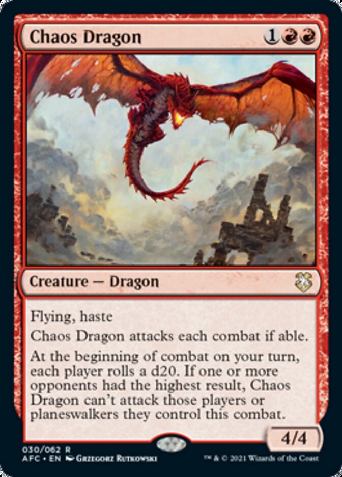 Chaos Dragon [Dungeons & Dragons: Adventures in the Forgotten Realms Commander] | The Clever Kobold