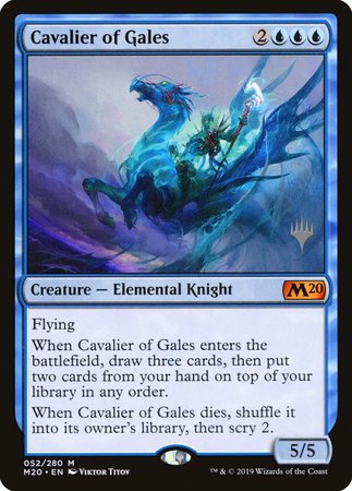 Cavalier of Gales [Core Set 2020 Promos] | The Clever Kobold