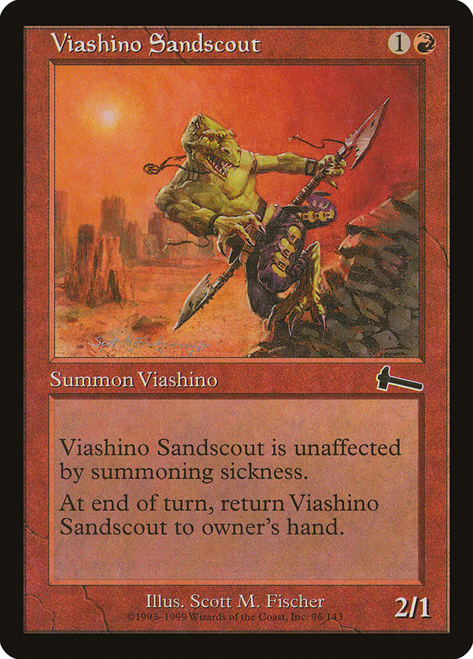 Viashino Sandscout [Urza's Legacy] | The Clever Kobold