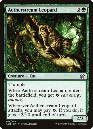 Aetherstream Leopard [Aether Revolt] | The Clever Kobold