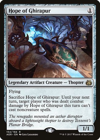 Hope of Ghirapur [Aether Revolt] | The Clever Kobold