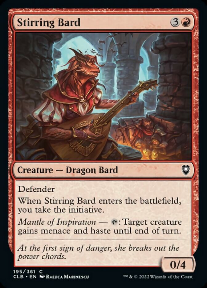 Stirring Bard [Commander Legends: Battle for Baldur's Gate] | The Clever Kobold