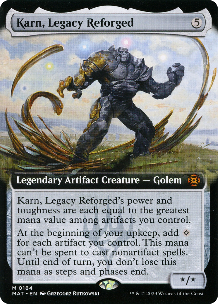 Karn, Legacy Reforged (Extended Art) [March of the Machine: The Aftermath] | The Clever Kobold