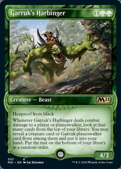 Garruk's Harbinger (Showcase) [Core Set 2021] | The Clever Kobold