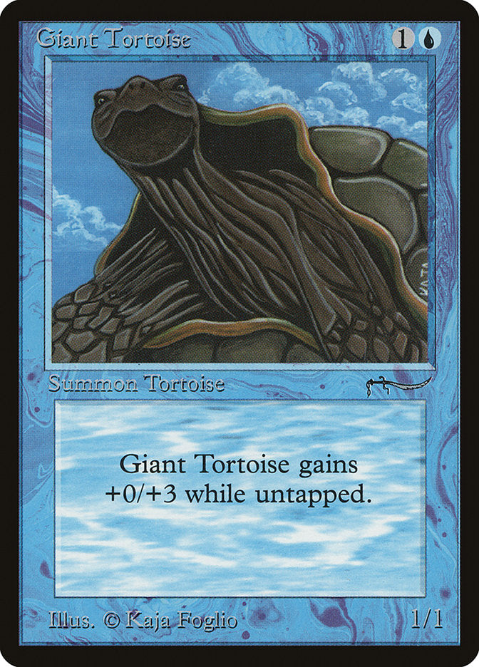 Giant Tortoise (Light Mana Cost) [Arabian Nights] | The Clever Kobold