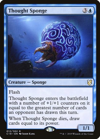 Thought Sponge [Commander 2019] | The Clever Kobold