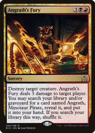 Angrath's Fury [Rivals of Ixalan] | The Clever Kobold