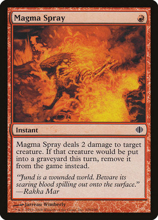 Magma Spray [Shards of Alara] | The Clever Kobold