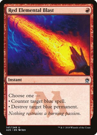 Red Elemental Blast [Masters 25] | The Clever Kobold