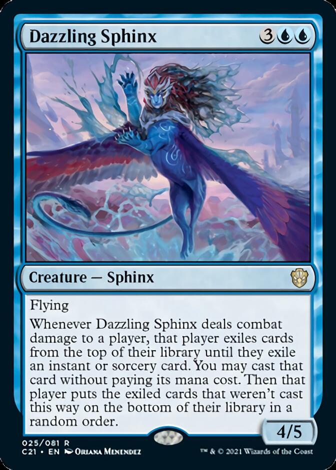 Dazzling Sphinx [Commander 2021] | The Clever Kobold