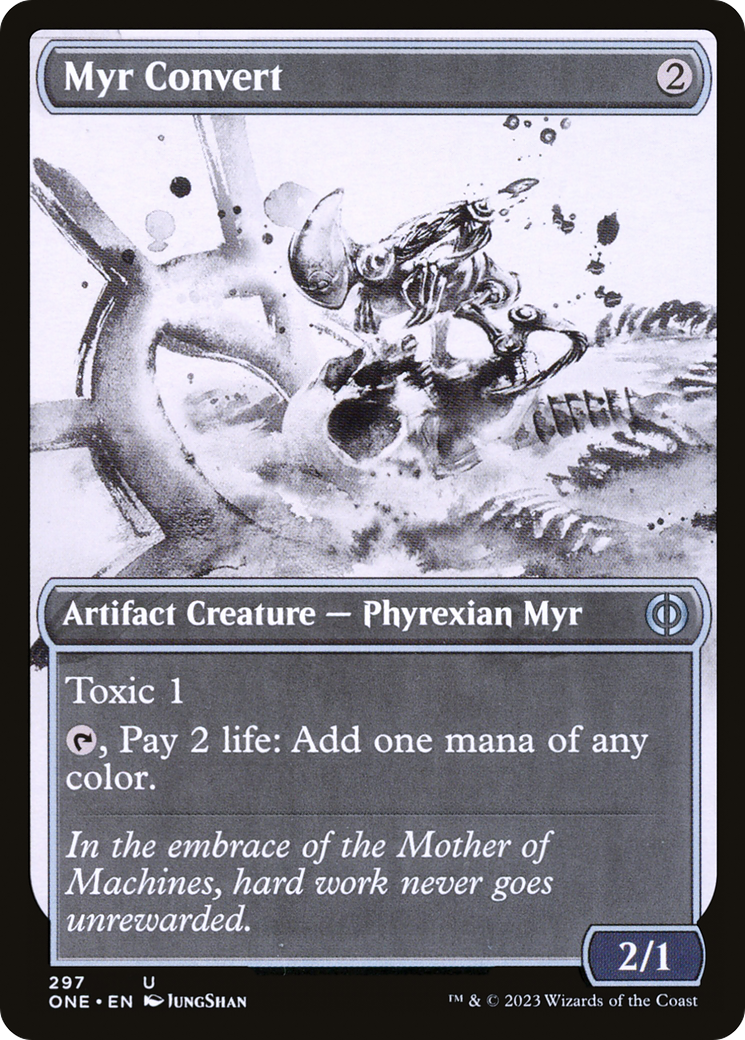 Myr Convert (Showcase Ichor) [Phyrexia: All Will Be One] | The Clever Kobold