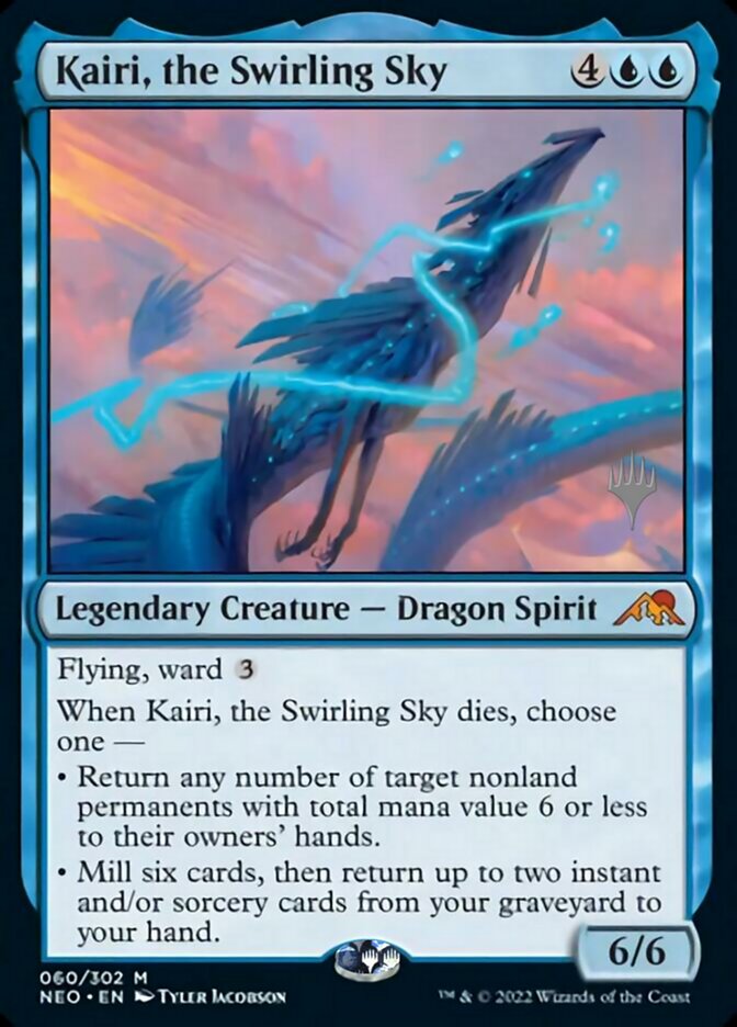 Kairi, the Swirling Sky (Promo Pack) [Kamigawa: Neon Dynasty Promos] | The Clever Kobold