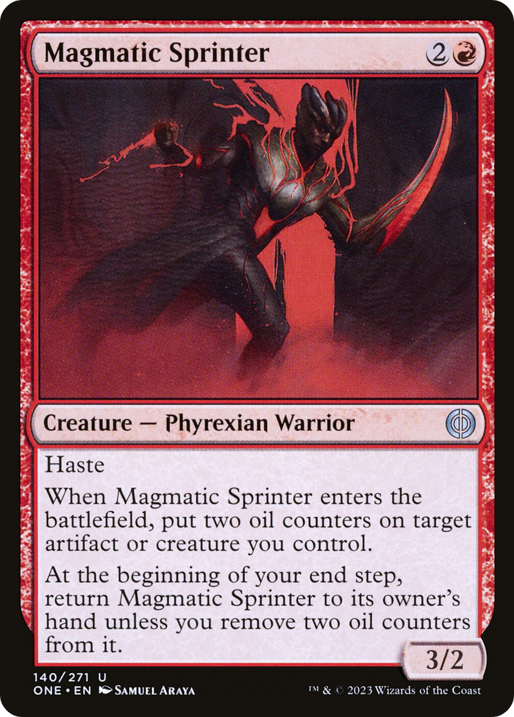 Magmatic Sprinter [Phyrexia: All Will Be One] | The Clever Kobold