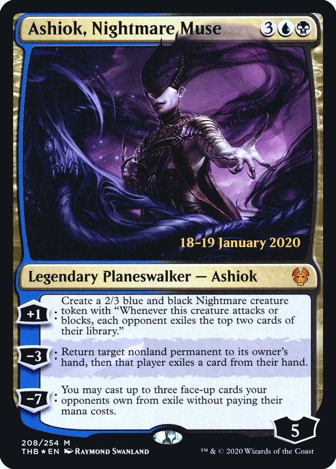 Ashiok, Nightmare Muse [Theros Beyond Death Prerelease Promos] | The Clever Kobold