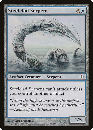 Steelclad Serpent [Shards of Alara] | The Clever Kobold