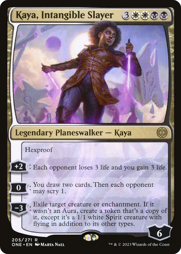 Kaya, Intangible Slayer [Phyrexia: All Will Be One] | The Clever Kobold