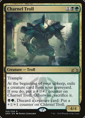 Charnel Troll [Guilds of Ravnica] | The Clever Kobold
