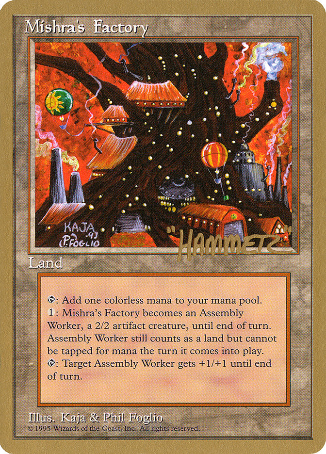 Mishra's Factory (Shawn "Hammer" Regnier) [Pro Tour Collector Set] | The Clever Kobold