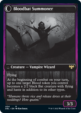 Voldaren Bloodcaster // Bloodbat Summoner [Innistrad: Double Feature] | The Clever Kobold