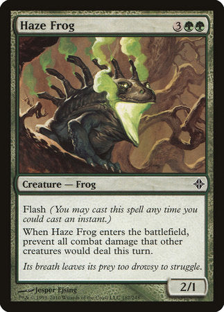 Haze Frog [Rise of the Eldrazi] | The Clever Kobold