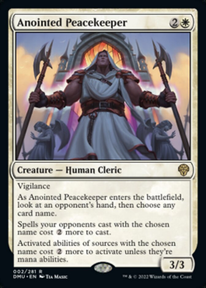 Anointed Peacekeeper [Dominaria United] | The Clever Kobold