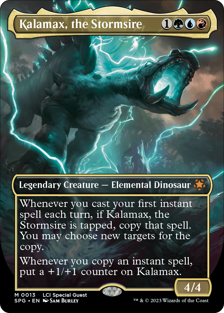 Kalamax, the Stormsire (Borderless) [The Lost Caverns of Ixalan Special Guests] | The Clever Kobold