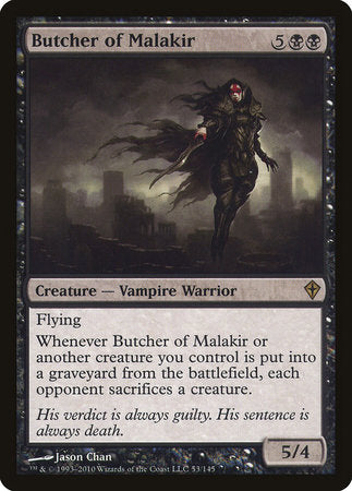 Butcher of Malakir [Worldwake] | The Clever Kobold