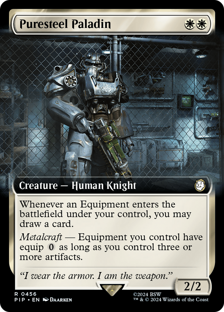 Puresteel Paladin (Extended Art) [Fallout] | The Clever Kobold