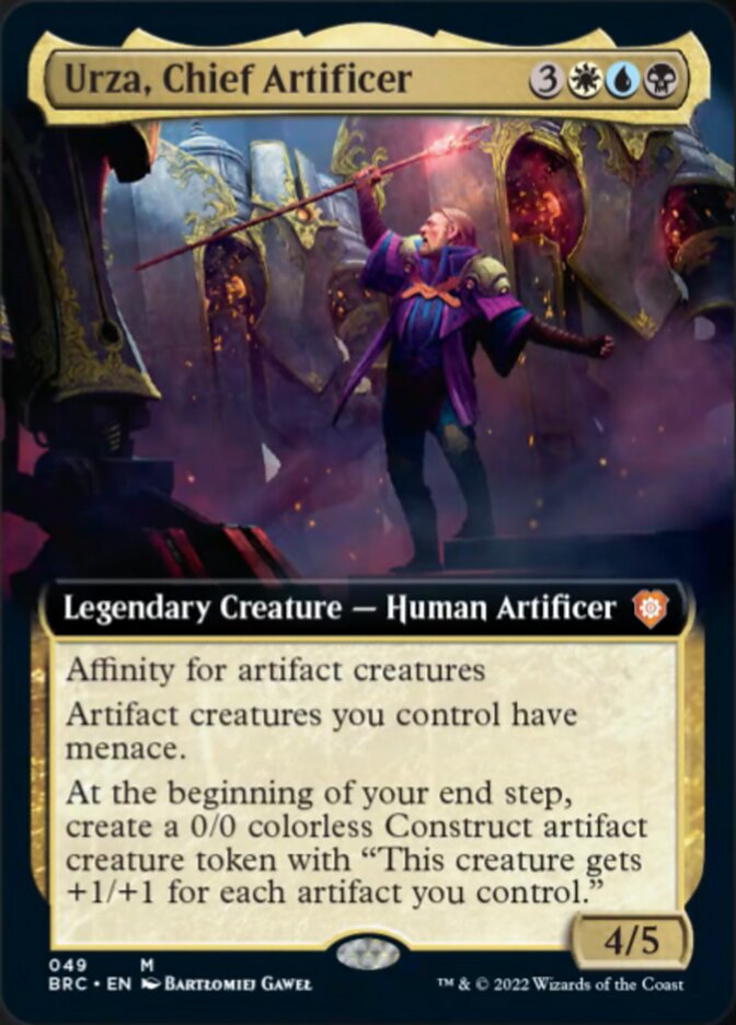 Urza, Chief Artificer (Extended Art) [The Brothers' War Commander] | The Clever Kobold