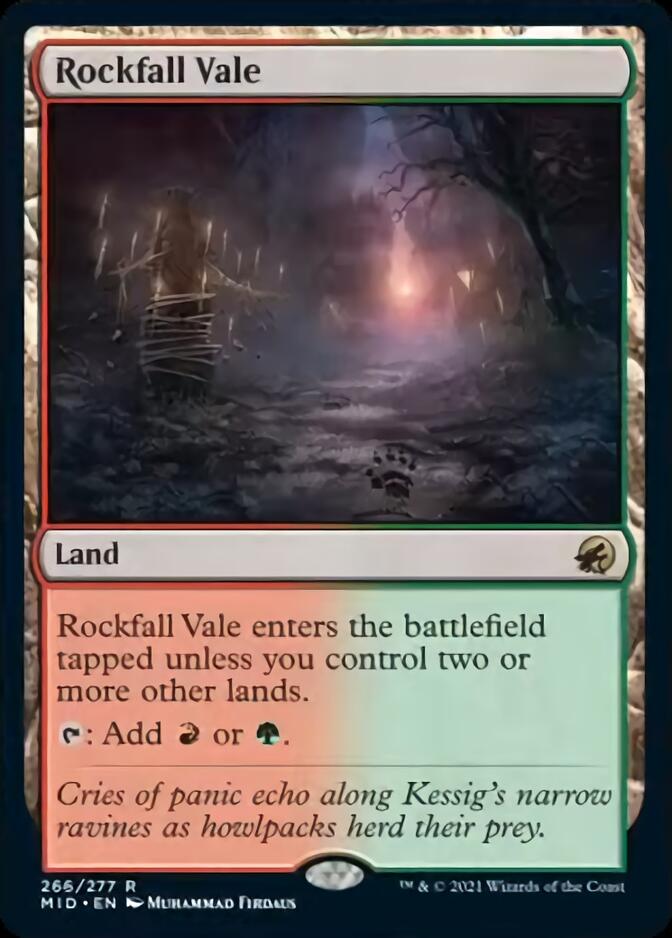 Rockfall Vale [Innistrad: Midnight Hunt] | The Clever Kobold